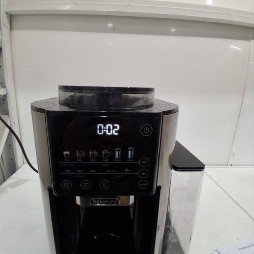 DELONGHI TRUEBREW HOT OR ICED SINGLE SERVE COFFEE MAKER WITH BUILT-IN GRINDER - BLACK/STAINLESS STEEL (MODEL: CAM51025MB) image 2