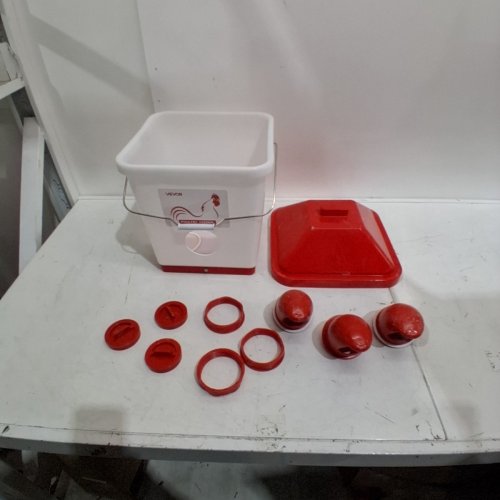 HEATED POULTRY DRINKER FEEDER FOR INDOOR/OUTDOOR - EASY FILL - DRIP/BPA FREE - 4 GALLON image 3