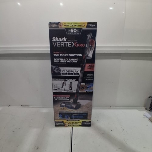 SHARK VERTEX PRO CORDLESS STICK VACUUM WITH IQ DISPLAY, DUOCLEAN POWERFINS AND MULTIFLEX - BLACK/RED (MODEL: IZ662H) image 6