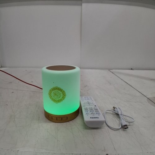 EQUANTU BLUETOOTH TOUCH LAMP PORTABLE QURAN SPEAKER - 5V - WHITE (MODEL: SQ-112) image 2