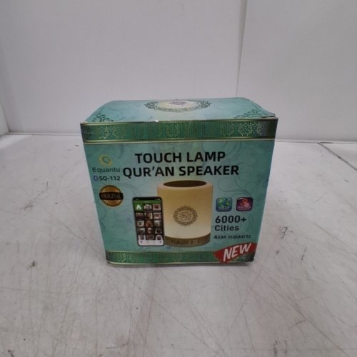 EQUANTU BLUETOOTH TOUCH LAMP PORTABLE QURAN SPEAKER - 5V - WHITE (MODEL: SQ-112) image 5