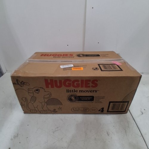 150PK HUGGIES LITTLE MOVERS DIAPERS - SIZE 4 - WHITE (TOTAL 150) image 3