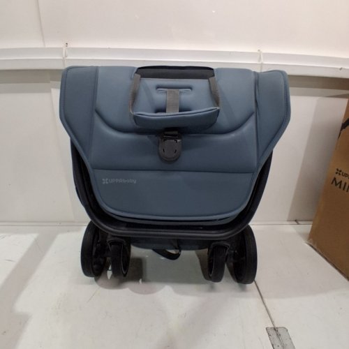 UPPABABY MINU V3 TRAVEL STROLLER LIGHTWEIGHT + COMPACT DESIGN - FOR ALL STAGES - DILAN STONE BLUE - (MODEL: 0803-MIN-NA-DIL) image 3