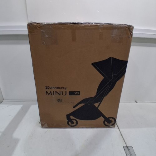 UPPABABY MINU V3 TRAVEL STROLLER LIGHTWEIGHT + COMPACT DESIGN - FOR ALL STAGES - DILAN STONE BLUE - (MODEL: 0803-MIN-NA-DIL) image 5