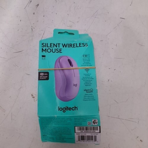 LOGITECH M220 SILENT WIRELESS MOUSE WITH USB RECEIVER - PURPLE - (MODEL: MR0084) image 5