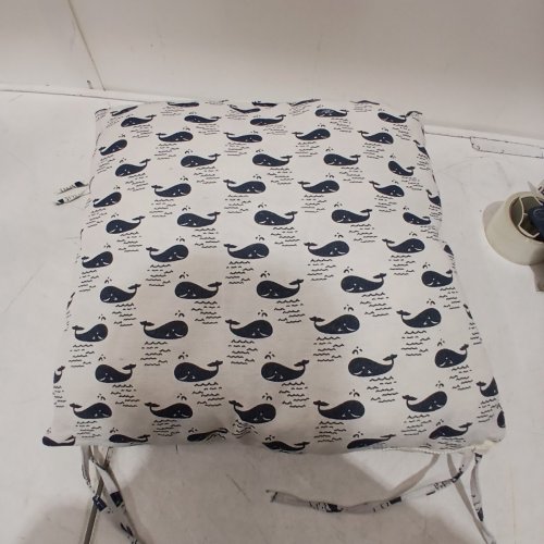 HIGH BACK CHAIR CUSHION - WHITE / BLUE / WHALE image 3