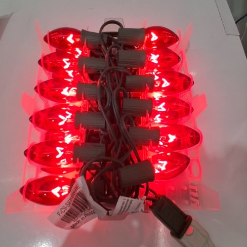 NOVELTYLIGHTS STRAWBERRY SHAPED LED LIGHTS - 25FT - RED (MODEL: CGC670-G-R/G/PW) image 2