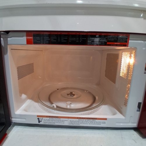 GALANZ RETRO STYLE COUNTERTOP MICROWAVE OVEN - 0.9CU.FT. - RED - (MODEL:GLCMKZ09RDR09) image 3