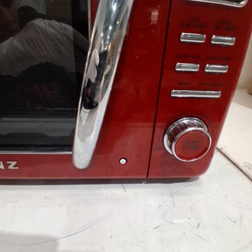 GALANZ RETRO STYLE COUNTERTOP MICROWAVE OVEN - 0.9CU.FT. - RED - (MODEL:GLCMKZ09RDR09) image 5