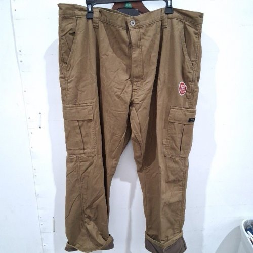 MEN'S WRANGLER FLEECE LINED CARGO PANTS - 42W X 30L - BROWN (STYLE: 112388964) image 2