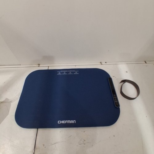 CHEFMAN ROLL N' GO ELECTRIC WARMING SILICONE MAT - 23.6" X 15.8" - BLUE (MODEL: RJ22-S-BLUE-CA) image 2