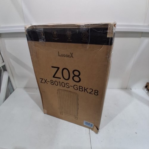 LUGGEX HARDSIDE ROLLING SUITCASE - 28" - CHARCOAL METALLIC (MODEL: ZX-8010S-GBK28) image 6
