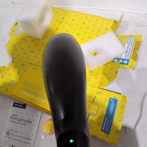 MAKE LEMONADE PERCUSSION HANDHELD MASSAGER - 120 V - BLACK & YELLOW (MODEL: 11HM-200BK) image 2