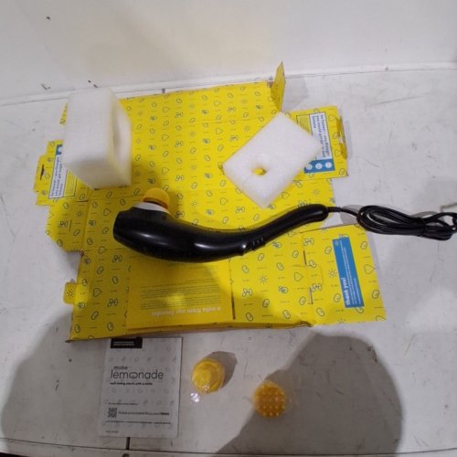 MAKE LEMONADE PERCUSSION HANDHELD MASSAGER - 120 V - BLACK & YELLOW (MODEL: 11HM-200BK) image 3