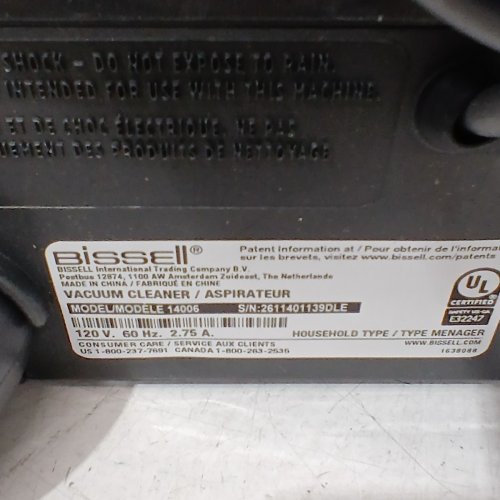 BISSELL LITTLE GREEN PORTABLE CARPET & UPHOLSTERY DEEP CLEANER - 48OZ TANK - BLUE/BLACK - (MODEL: 14006) image 9