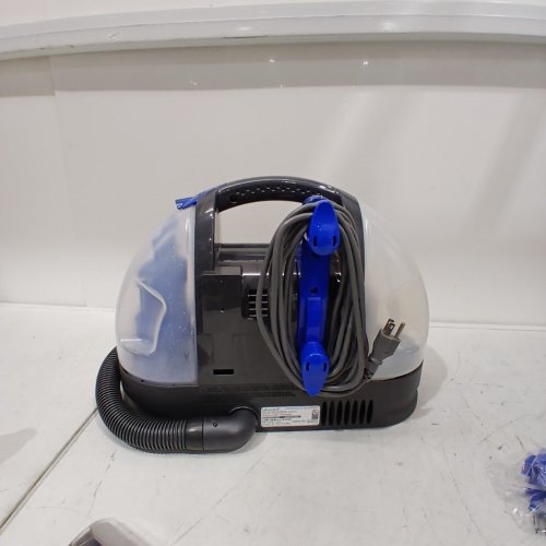 BISSELL LITTLE GREEN PORTABLE CARPET & UPHOLSTERY DEEP CLEANER - 48OZ TANK - BLUE/BLACK - (MODEL: 14006) image 10