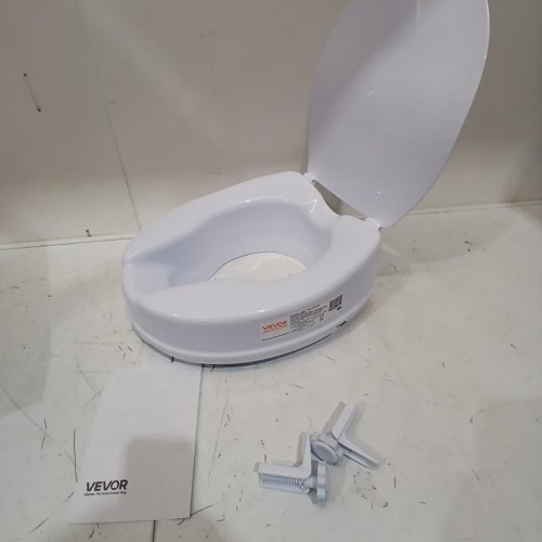RAISED TOILET SEAT RISER - 4" RAISED - WHITE - (MODEL: FBL760600) image 2