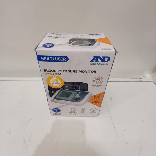 A&D WIRLESS MEDICAL BLOOD PRESSURE MONITIOR (MODEL:‎B0761ZZK6L) image 3