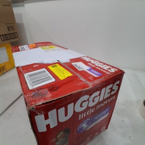 84PK HUGGIES LITTLE MOVERS DISPOSABLE DIAPERS - SIZE 6 image 3