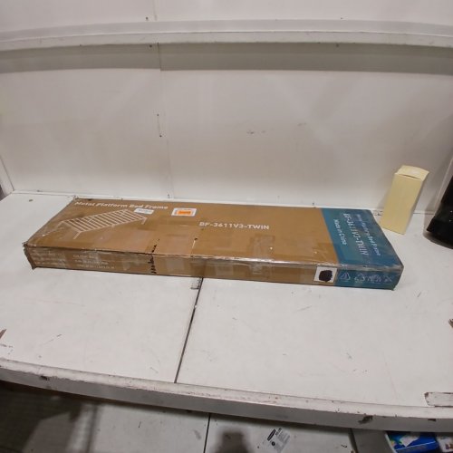 HEAVY DUTY METAL BEDFRAME - 14" - TWIN - BLACK - (MODEL:BF-3611V3-TWIN) image 4
