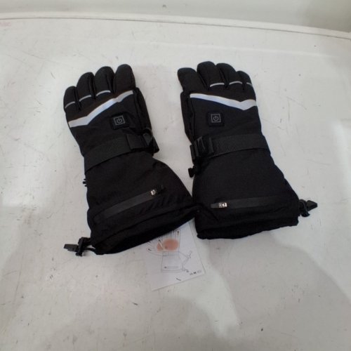 ADULT UNISEX HEATED GLOVES - MEDIUM - BLACK image 2