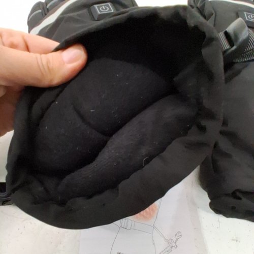 ADULT UNISEX HEATED GLOVES - MEDIUM - BLACK image 3