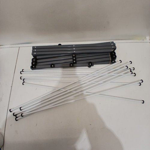 HONEY-CAN-DO FOLDING COLLAPSIBLE CLOTHES DRYING RACK - 30" - WHITE/GREY (MODEL: DRY-09065) image 2