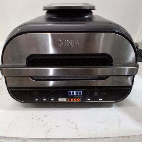 NINJA FOODI XL 5-IN-1 INDOOR GRILL/AIR FRIER - BLACK - (BG500C) image 2