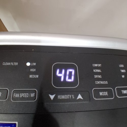 SAHAUHY SMART DEHUMIDIFIER UP TO 6,200 SQ. FT WITH DRAIN HOSE - WHITE - (MODEL: WTE120P-035P) image 2