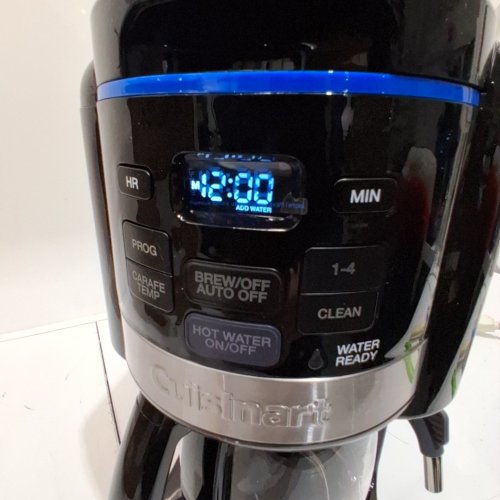CUISINART PROGRAMMABLE COFFEEMAKER & HOT WATER SYSTEM - 12-CUP - BLACK (MODEL: CHW-16C) image 2