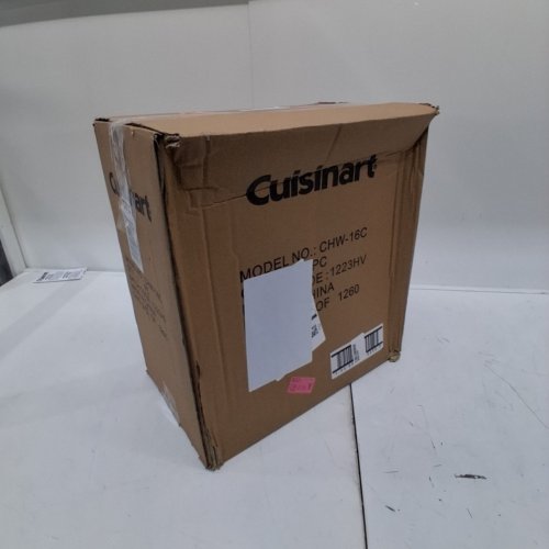 CUISINART PROGRAMMABLE COFFEEMAKER & HOT WATER SYSTEM - 12-CUP - BLACK (MODEL: CHW-16C) image 4