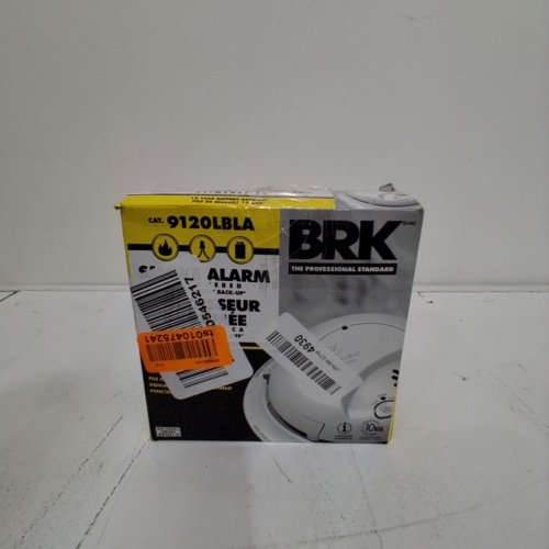 BRK AC POWERED 120V SMOKE ALARM WITH 10 YEAR BATTERY BACKUP - (MODEL:9120LBLA) image 3