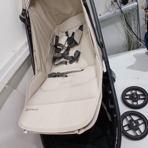 UPPABABY MINU V3 LIGHTWEIGHT FOLDABLE STROLLER - ADA (SANDSTONE MÉLANGE) (MODEL: 0803-MIN-NA-ADA) image 4