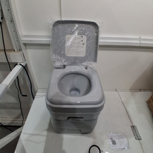 SEARQING PORTABLE ENVIRONMENTAL AND LEAK PROOF TOILET FOR CAMPING - 5.3GAL CAPACITY - GREY (MODEL: OC08) image 2