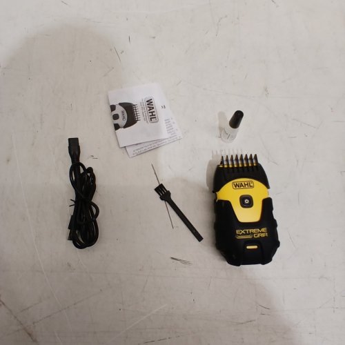 WAHL LITHIUM ION EXTREME GRIP BODY GROOMER - 5 V 1 A - BLACK AND YELLOW (MODEL: 6230) image 5