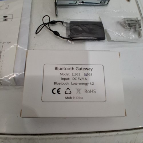 SMONET SMART WIFI FINGERPRINT BLUETOOTH DEADBOLT LOCK - SILVER (MODEL: M6-SWF-S) image 5