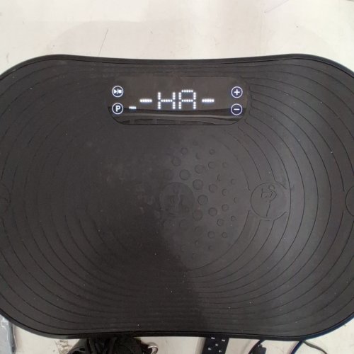 MERACH VIBRATION PLATE EXERCISE MACHINE WITH LED TOUCH SCREEN BLUETOOTH PULL CORD - 300LBS MAX/CAP - BLACK (MODEL: MR-2533) image 2
