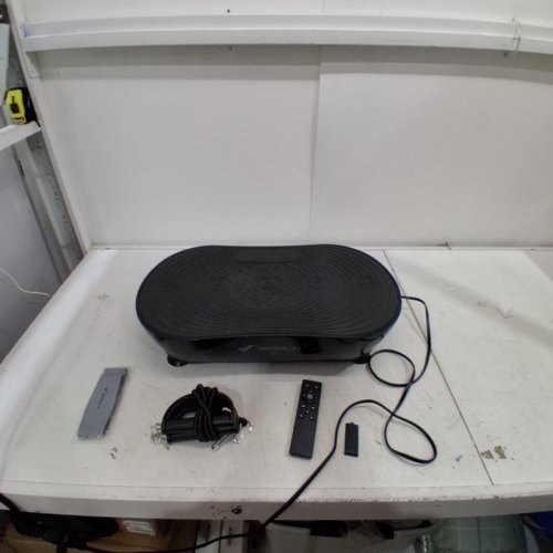 MERACH VIBRATION PLATE EXERCISE MACHINE WITH LED TOUCH SCREEN BLUETOOTH PULL CORD - 300LBS MAX/CAP - BLACK (MODEL: MR-2533) image 3