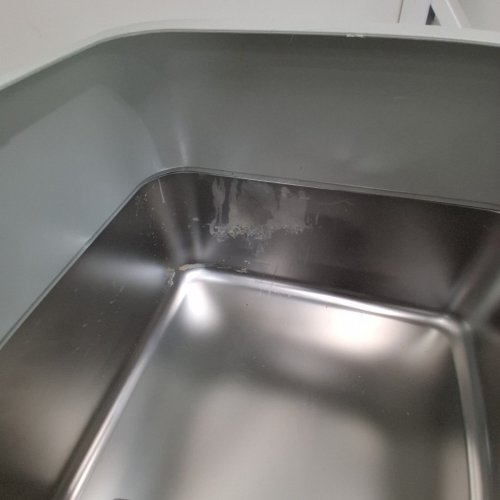 OPEN TOP STEEL CAT LITTER BOX - 14" X 20" - STAINLESS STEEL image 3