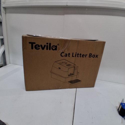 OPEN TOP STEEL CAT LITTER BOX - 14" X 20" - STAINLESS STEEL image 4