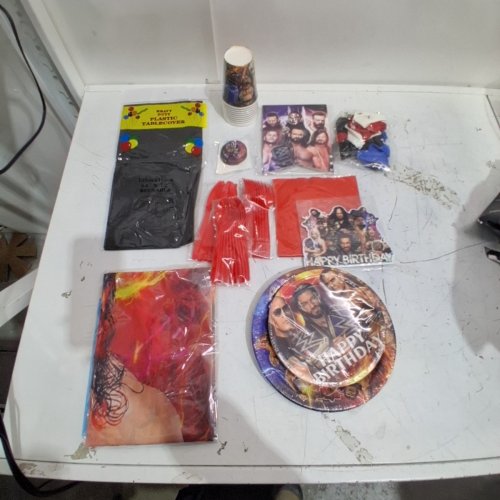 89PC WWE PARTY SUPPLIES SET - MULTICOLOURED (MODEL : 51081824) image 2