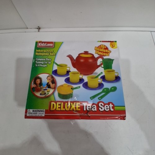 15PC KIDZLANE DELUXE TEA SET - MULTICOLOR (ITEM: 0532) image 3
