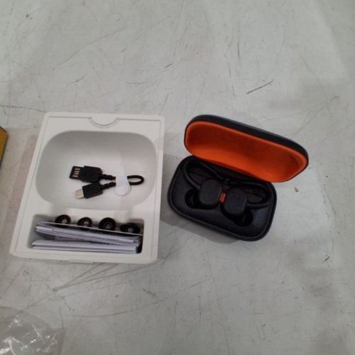 SKULLCANDY PUSH ACTIVE WIRELESS IN-EAR SPORT HEADPHONES - BLACK/ORANGE (MODEL: S2BPW) image 3