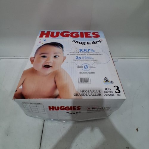 161PK HUGGIES SNUG AND DRY DIAPERS - SIZE 3 image 4