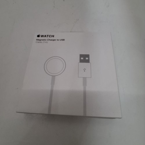APPLE WATCH MAGNETIC CHARGER TO USB-A - 3.3FT - WHITE (MODEL: A2255) image 2