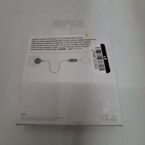 APPLE WATCH MAGNETIC CHARGER TO USB-A - 3.3FT - WHITE (MODEL: A2255) image 3