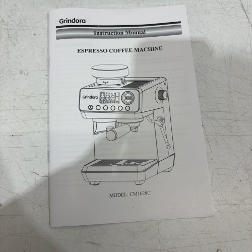 GRINDORA ESPRESSO COFFEE MACHINE - 1500W 120V - CHROME (MODEL: CM1628C) image 3