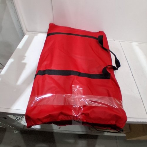 TRADEMARK INNOVATIONS FOLDING PORTABLE SPORTS BENCH - 200LBS CAPACITY PER SEAT - 100"X18" - RED (MODEL: ‎6-SEATER-B-RED) image 4