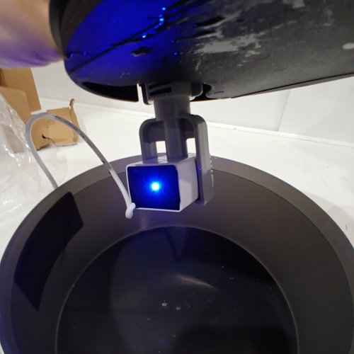 MISFANS CAT WATER FOUNTAIN WITH COPPER FAUCET, AUTOMATIC WATER DISPENSER - 2.1L - BLACK image 2