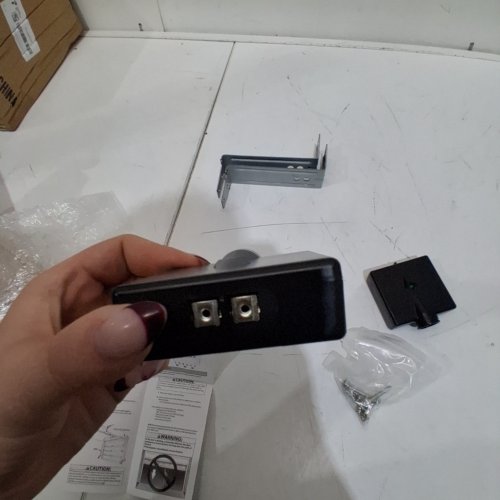 2PK GARAGE DOOR SAFETY SENSOR KIT WITH SUNSHADE COVER - BLACK image 2
